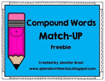 Compounds Words Matching Activity