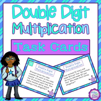 Double Digit Multiplication Task Cards