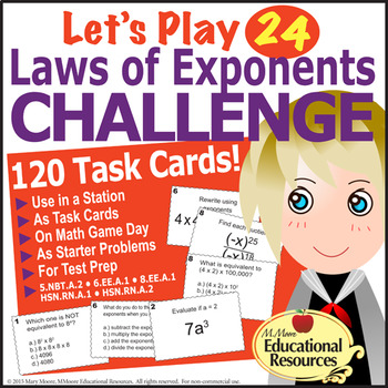 Let's Play 24 Exponential Challenge