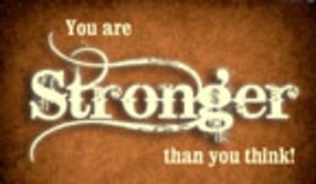 Encouragement Cards - You are Stronger