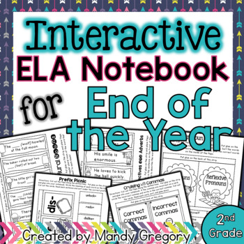 End of the Year ELA Interactive Notebook (2nd Grade)