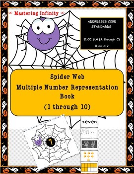 **FREEBIE** Spider Web Multiple Number Representation Book