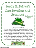 Family St. Patrick's Day Devotions and Resources