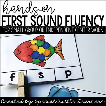 First Sound Fluency Activities
