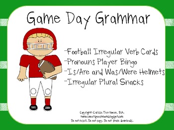 Football Game Day Grammar