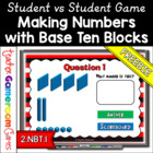 Freebie - Making Numbers with Base Ten Blocks Powerpoint Game