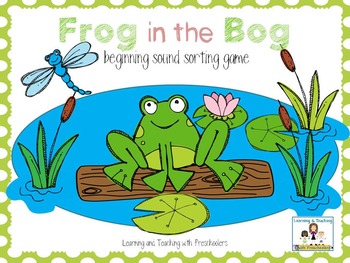 Frog in the Bog Letter Sound Sorting Cards