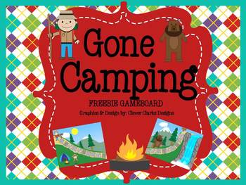 Gone Camping FREEBIE Open Ended Board Game