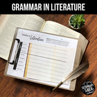 Grammar in Literature Activity: Use for Any Novel!