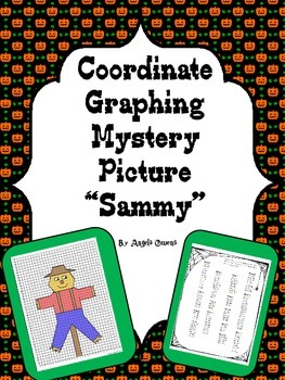 Halloween Coordinate Graphing Mystery Picture "Sammy"