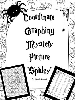 Halloween Coordinate Graphing Mystery Picture "Spidey"