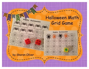 Halloween Math Grid Game