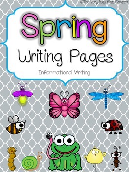Informational Writing Spring Pages