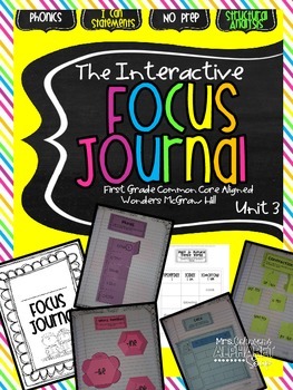 Interactive Focus Journal Unit 3 {Wonders Reading Program}
