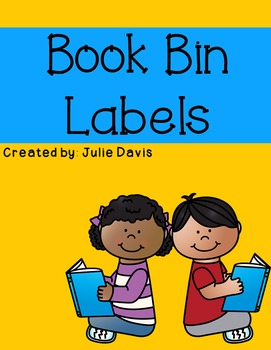 Library Book Basket Labels & Book Labels