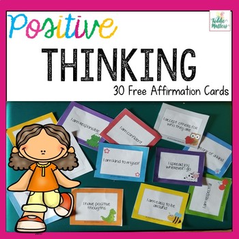 Positive Affirmation Cards for Children Freebie!