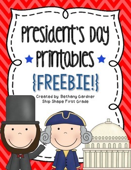 President's Day Printables {Freebie!}