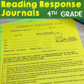 Read and Respond - Reading Response Journal Prompts and Re