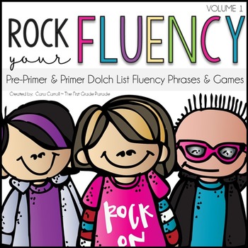Rock Your Fluency ~ Pre-Primer & Primer Dolch Fluency Phra
