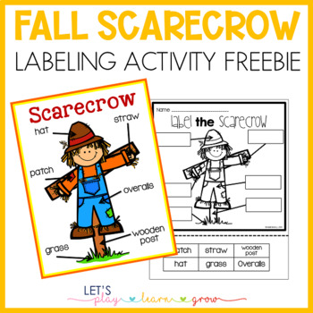 Scarecrow Labeling Posters & Differentiated Labeling Activ