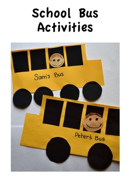 School Bus Patterns and Activities