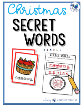 Secret Words: Christmas (Phonics Codes) Whimsy Workshop Teaching