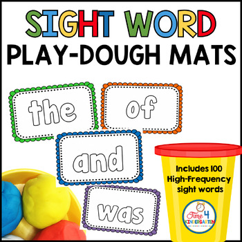 sight word play-doh mats