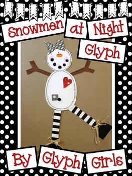 Snowmen at Night Glyph with Writing Options