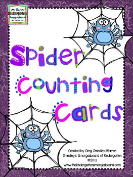Spider Web Counting Cards!
