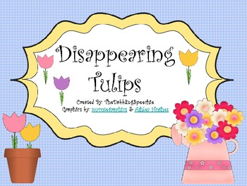 Spring Time Fun with Disappearing Tulips Math Game