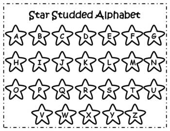 Star Studded Alphabet Literacy Center {FREEBIE}
