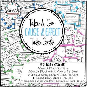 Take & Go: Cause & Effect Task Card Ring