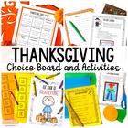 Thanksgiving Choice Board