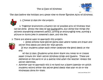 The 12 Days of Kindness
