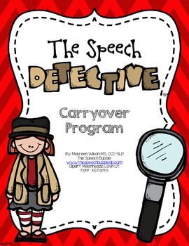 The Speech Detective: Carryover Program