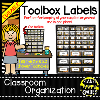 Teacher Toolbox Labels (Editable) ~ Jungle/Safari Theme