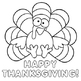 Turkey Paper Craft and Coloring Page Activity