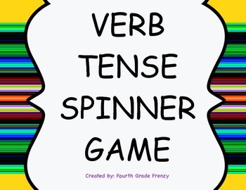Verb Tense Spinner Game