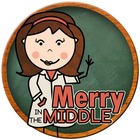 Merry in the Middle: illustration of a woman in a lab coat, waving